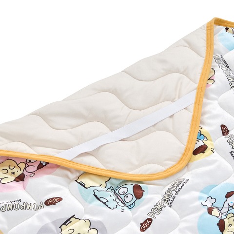 敷きパッド（シングルサイズ・ポムポムプリン）