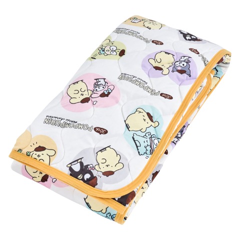 敷きパッド（シングルサイズ・ポムポムプリン）