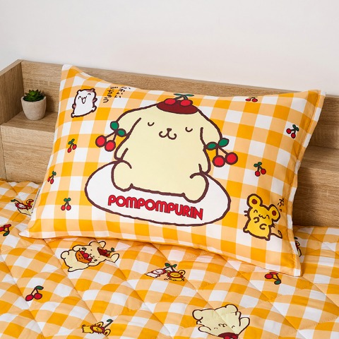 枕カバー（43×63cm・ポムポムプリン）