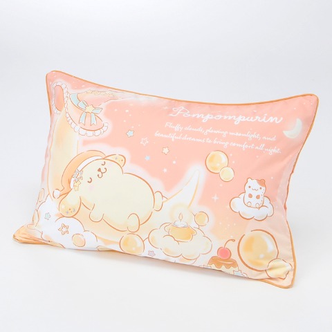 枕カバー（43×63cm・ポムポムプリン）