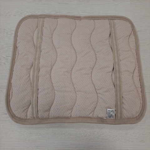 枕バッド（35×50cm・FIBER HEAT）リーフ柄