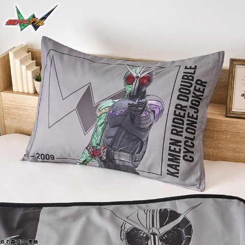 枕カバー（43×63cm・仮面ライダーW）