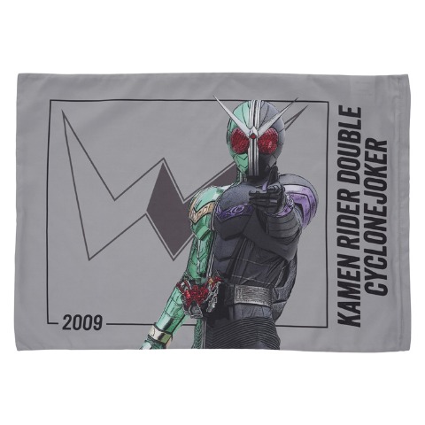 枕カバー（43×63cm・仮面ライダーW）