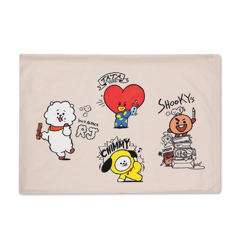 枕カバー（43×63cm・BT21）