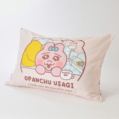 枕カバー（43×63cm・おぱんちゅうさぎ）