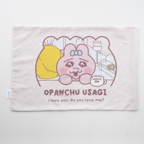 枕カバー（43×63cm・おぱんちゅうさぎ）