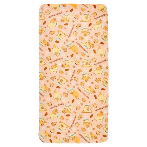 ボックスシーツ（シングルロングサイズ・ポムポムプリン）