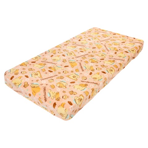 ボックスシーツ（シングルロングサイズ・ポムポムプリン）