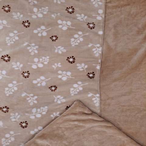 掛けふとんカバー（シングルロングサイズ・FIBER HEAT）リーフ柄