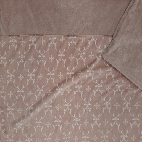 掛けふとんカバー（シングルロングサイズ・FIBER HEAT）ダマスク柄