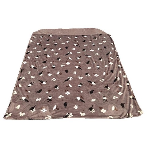 掛けふとんカバー（シングルロングサイズ・FIBER HEAT）ネコ柄