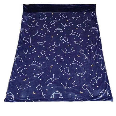 掛けふとんカバー（セミダブルロングサイズ・FIBER HEAT）星座柄