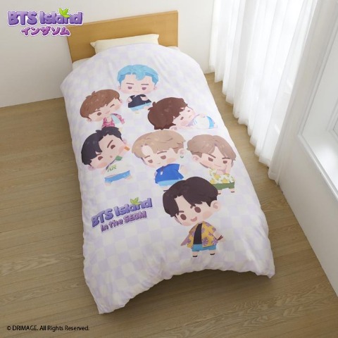 掛けふとんカバー（シングルロングサイズ・BTS Island:インザソム）