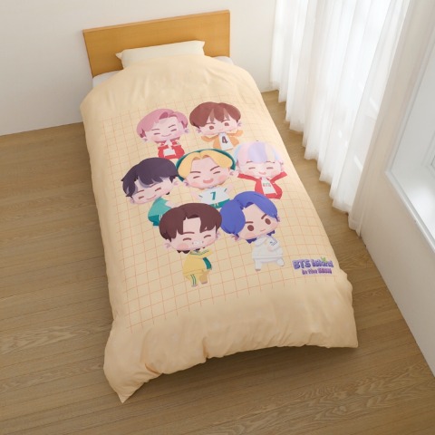 掛けふとんカバー（シングルロングサイズ・BTS Island:インザソム）