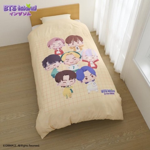 掛けふとんカバー（シングルロングサイズ・BTS Island:インザソム）