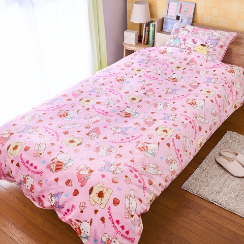 掛けふとんカバー（シングルロングサイズ・サンリオキャラクターズ）