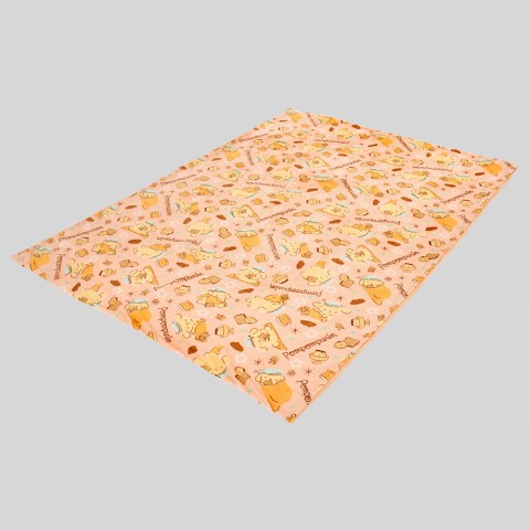 掛けふとんカバー（シングルロングサイズ・ポムポムプリン）