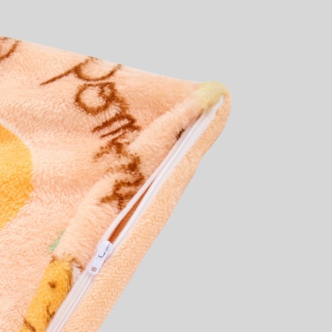 掛けふとんカバー（シングルロングサイズ・ポムポムプリン）