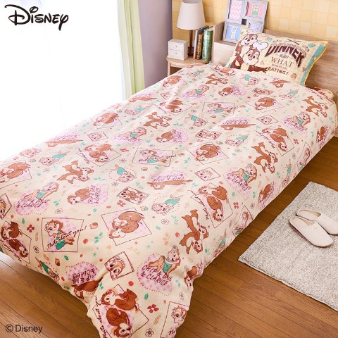 掛けふとんカバー（シングルロングサイズ・チップ＆デール）