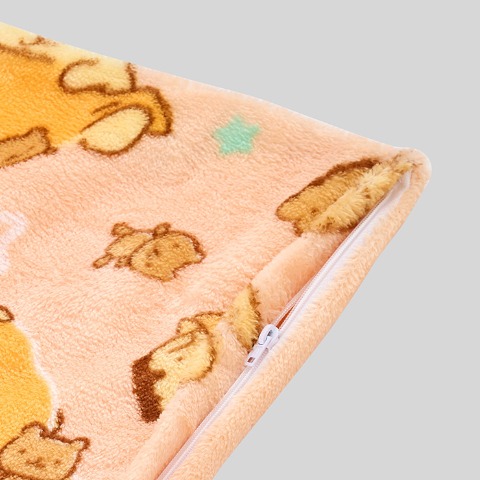 掛けふとんカバー（ダブルロングサイズ・ポムポムプリン）