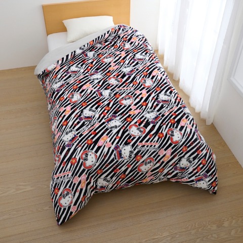 掛けふとんカバー（シングルロングサイズ・ハローキティ）