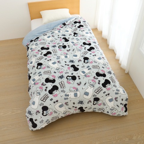 掛けふとんカバー（シングルロングサイズ・ハローキティ）