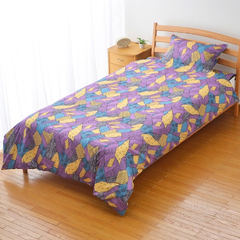 掛けふとんカバー（シングルロングサイズ　ナイトメアー・ビフォア・クリスマス）