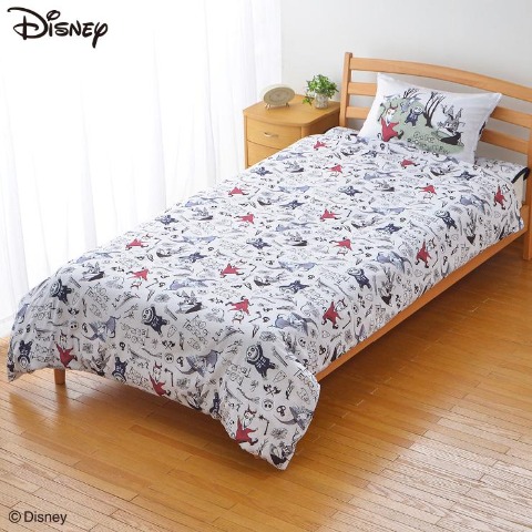 掛けふとんカバー（シングルロングサイズ　ナイトメアー・ビフォア・クリスマス）