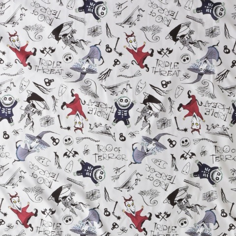 掛けふとんカバー（シングルロングサイズ　ナイトメアー・ビフォア・クリスマス）