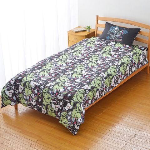 掛けふとんカバー（シングルロングサイズ　ナイトメアー・ビフォア・クリスマス）