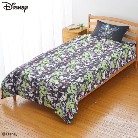 掛けふとんカバー（シングルロングサイズ　ナイトメアー・ビフォア・クリスマス）