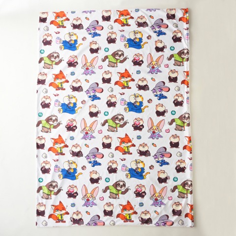 掛けふとんカバー（シングルロングサイズ・ズートピア）