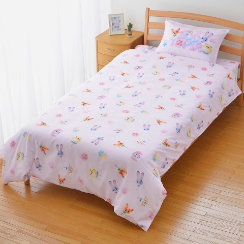 掛けふとんカバー（シングルロングサイズ・ズートピア）