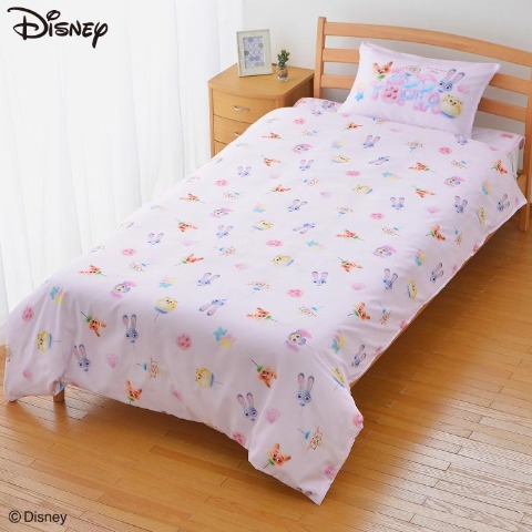 掛けふとんカバー（シングルロングサイズ・ズートピア）