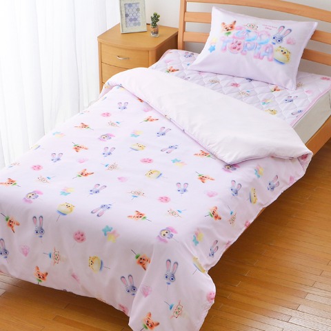 掛けふとんカバー（シングルロングサイズ・ズートピア）