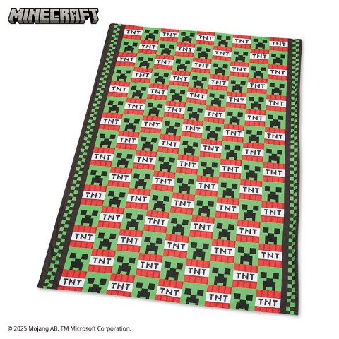 掛けふとんカバー（シングルロングサイズ・マインクラフト）