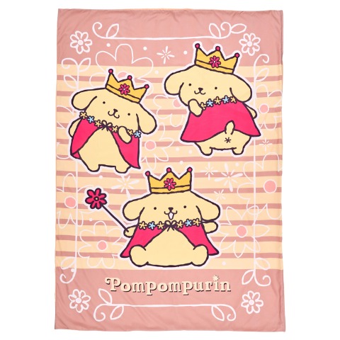 掛けふとんカバー（シングルロングサイズ・ポムポムプリン）