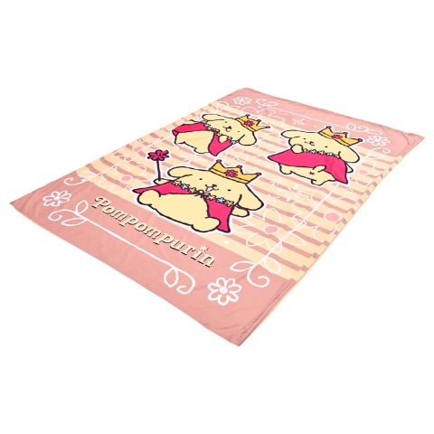 掛けふとんカバー（シングルロングサイズ・ポムポムプリン）