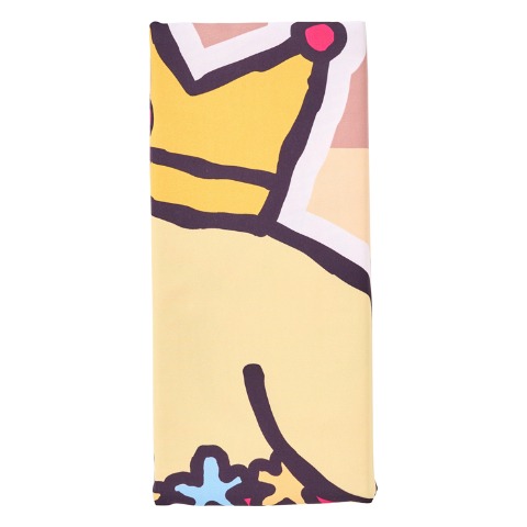 掛けふとんカバー（シングルロングサイズ・ポムポムプリン）