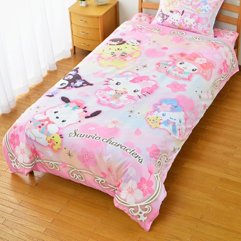 掛けふとんカバー（シングルロングサイズ・サンリオキャラクターズ）