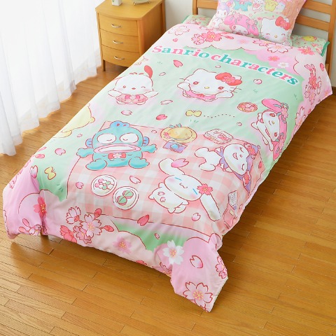 掛けふとんカバー（シングルロングサイズ・サンリオキャラクターズ）