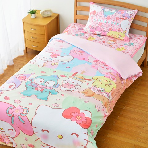 掛けふとんカバー（シングルロングサイズ・サンリオキャラクターズ）