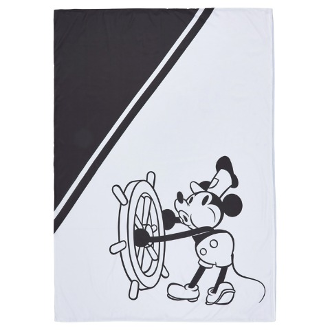 掛けふとんカバー（シングルロングサイズ・蒸気船ウィリー）