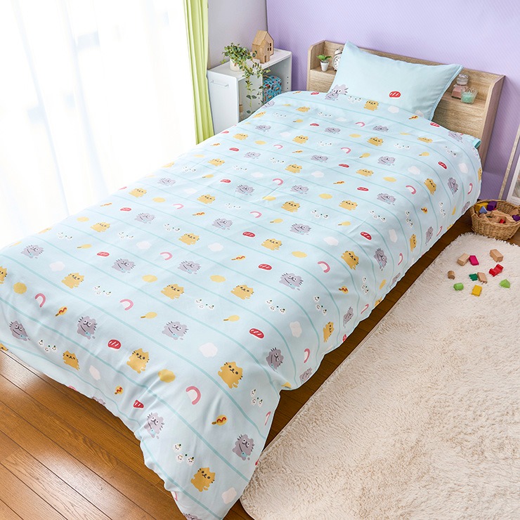 掛けふとんカバー（シングルロングサイズ・ねこのぶーちゃん