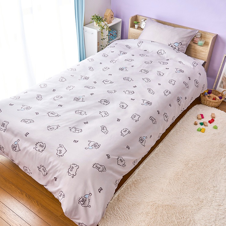 掛けふとんカバー（シングルロングサイズ・ねこのぶーちゃん