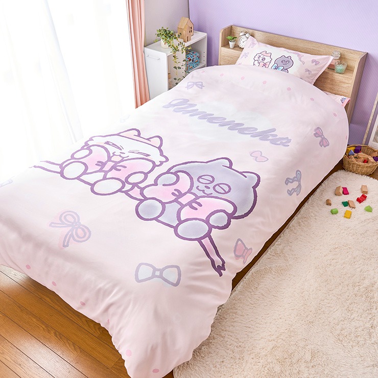 掛けふとんカバー（シングルロングサイズ・ンめねこ） | しまむら