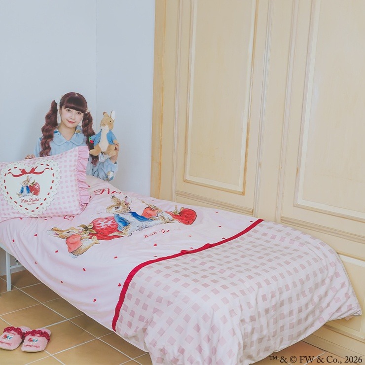 掛けふとんカバー（シングルロングサイズ・青木美沙子） | しまむら