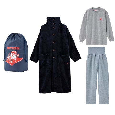 メンズ　ホカロン　ルームウェアハッピーバッグ2点セット
