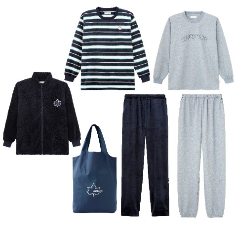 メンズ　LOGOS DAYS　ルームウェアハッピーバッグ3点セット