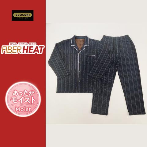 メンズ　パジャマ（3L・4L　FIBER HEAT あったかモイスト）